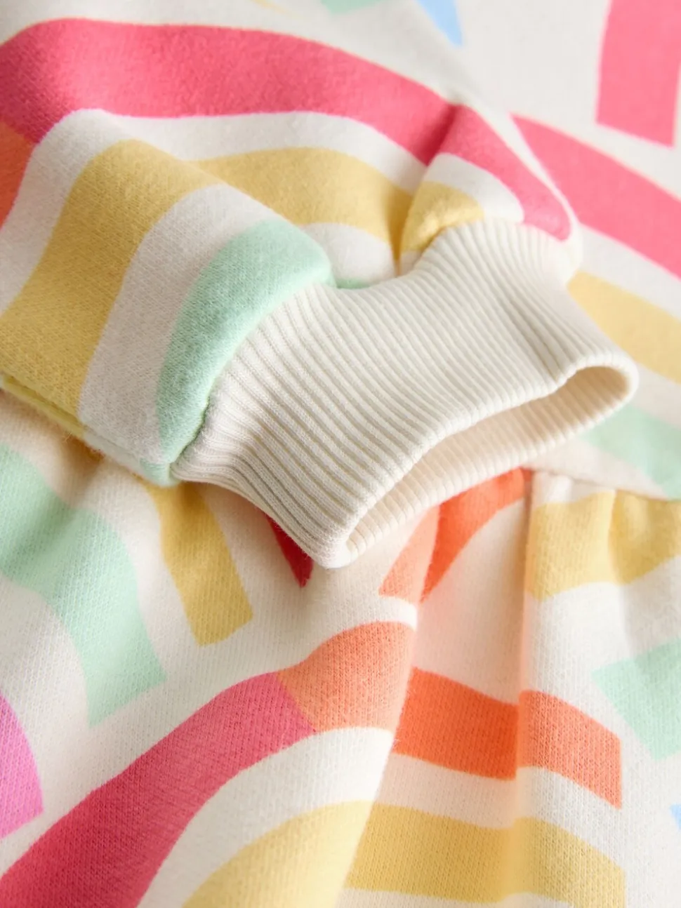 Regenboog - Sweaterjurk (3 mnd-7 jr)