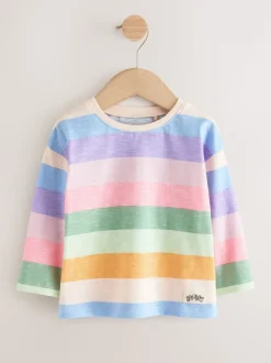 Regenboog - Tops met lange mouwen set van 4 (3mnd - 7 jr)