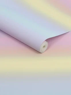 Regenboog ombré 10 m behang