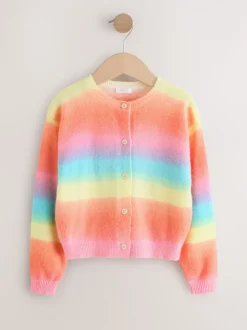 Regenboogstrepen - Vest met knopen (3-16jr)
