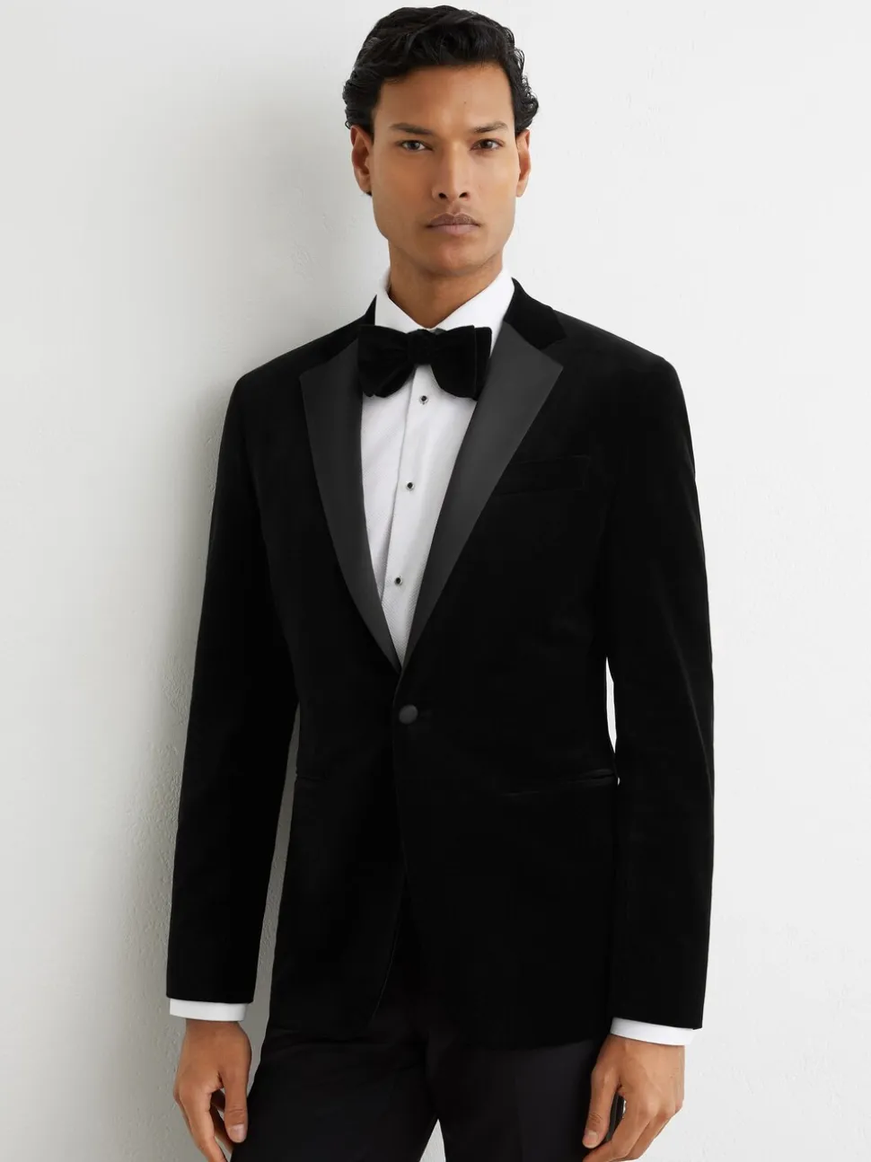 Reiss - Ace - Klassieke fluwelen single breasted blazer