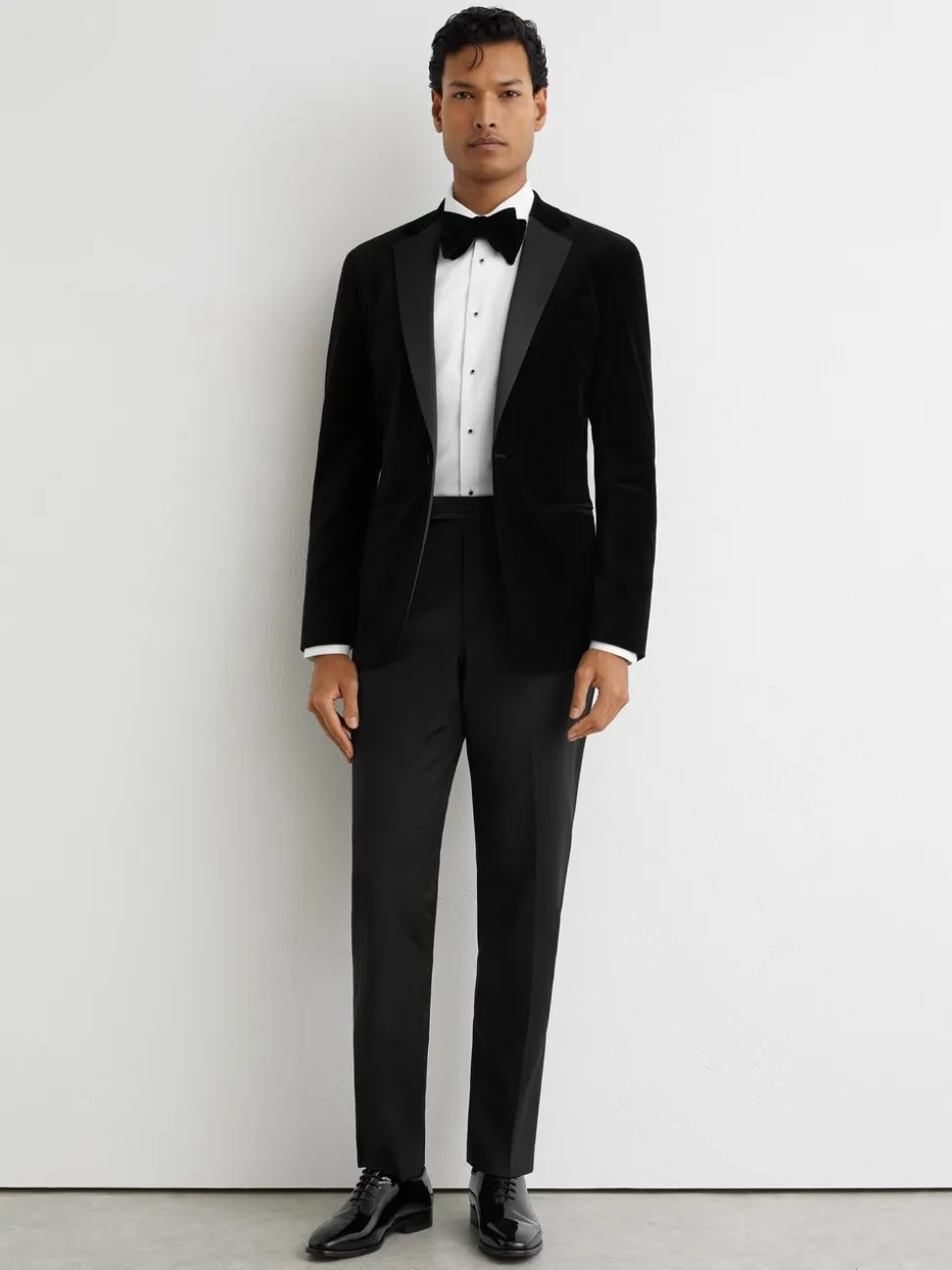 Reiss - Ace - Klassieke fluwelen single breasted blazer