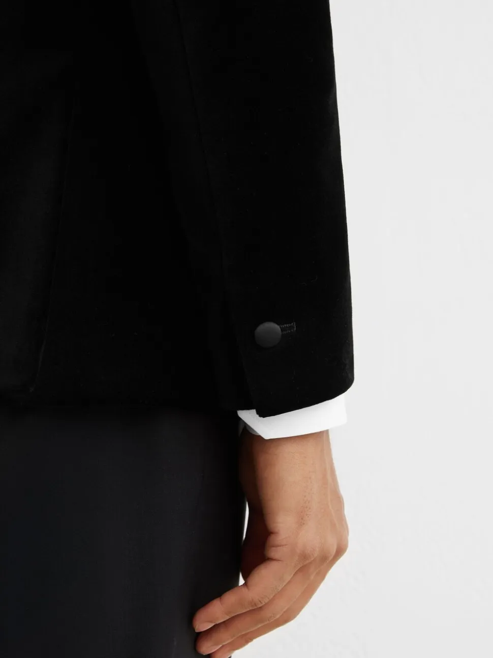 Reiss - Ace - Klassieke fluwelen single breasted blazer