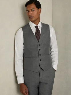 Reiss Aspire slim fit wollen gilet