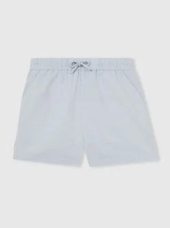Reiss Cleo katoen-linnen short met trekkoord