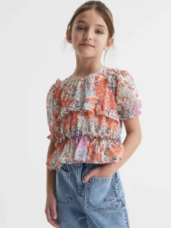 Reiss Hester blouse met bloemenprint