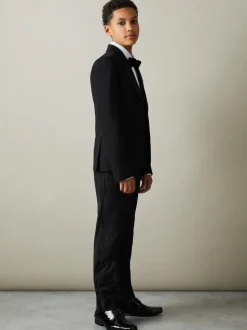 Reiss Knightsbridge Single-Breasted Tuxedo Blazer Wool-Blend