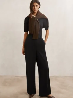 Reiss Margeaux broek met wijde pijpen