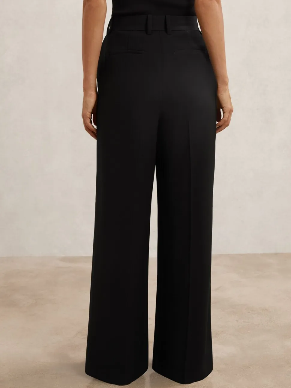 Reiss Margeaux broek met wijde pijpen