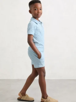 Reiss Piro Textured Badstof Shorts
