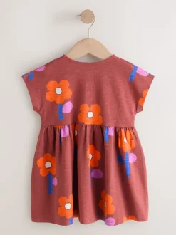 Retro Orange - Jersey Dress (3mths-7yrs)
