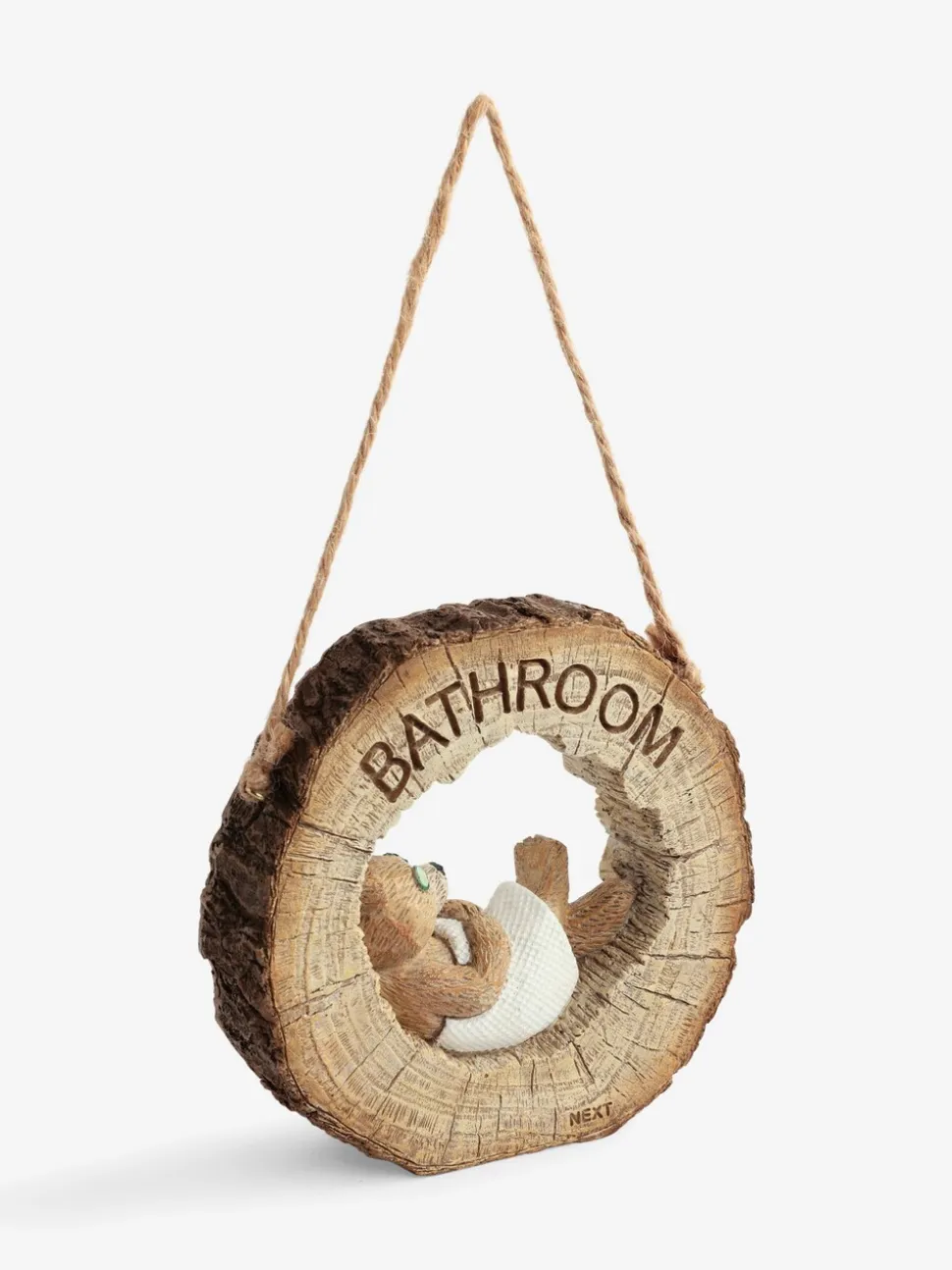 Reversable Hanging Bathroom Sign