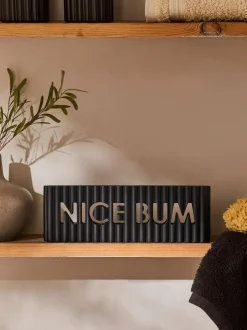 Rib Word Block Ornament