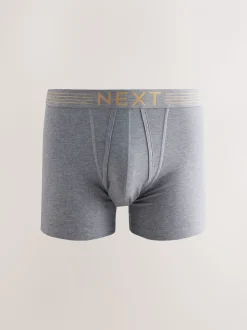Rijke marineblauw/paars/oranje - Verpakking van 10 - Boxershorts met A-voorkant