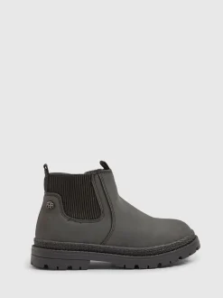 River Island Borg Lined Chelsea Boots