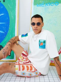 River Island Chilli Swim Shorts