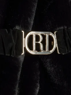 River Island Girls Belted Fur Padded Coat