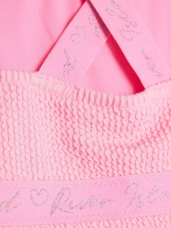 River Island Girls Elastic Textured Swimsuit