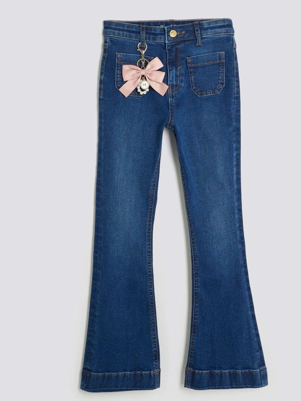 River Island Girls Jupiter Snaffle Flare Jeans