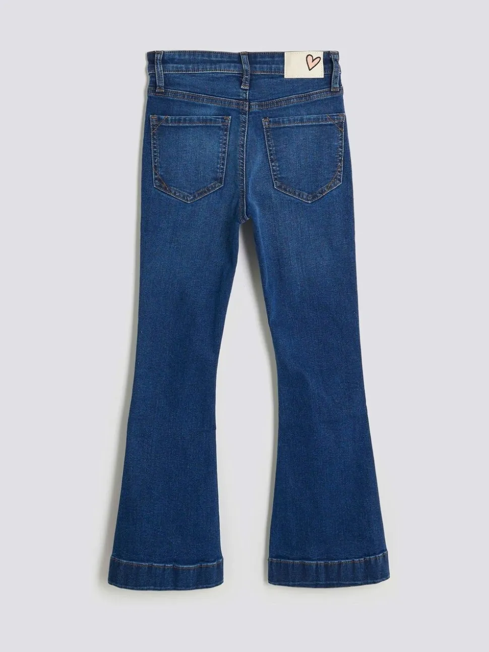 River Island Girls Jupiter Snaffle Flare Jeans