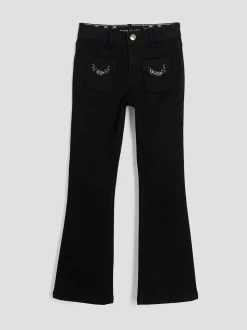 River Island Key Chain Pocket Flare Jeans