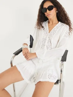 River Island Lace Embroidered Shorts