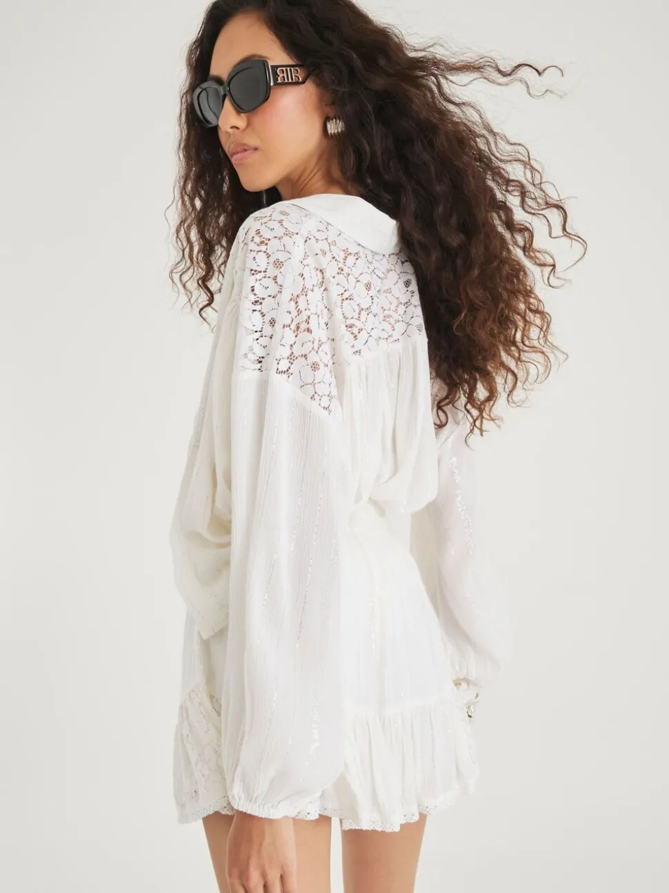 River Island Lace Embroidered Shorts