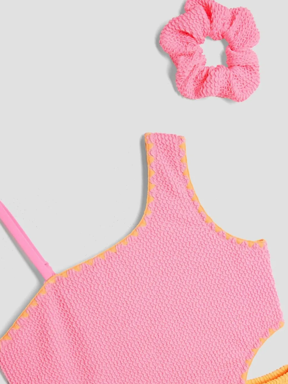 River Island Meisjesbadpak met bloktextuur