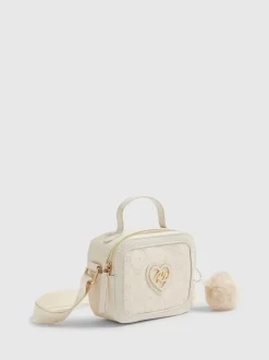 River Island Monogram Box Cross-Body Bag