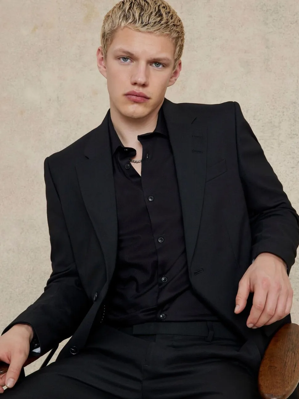 River Island Plain Slim Suit Jacket