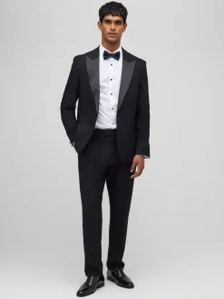 River Island Plain Slim Tux Jacket