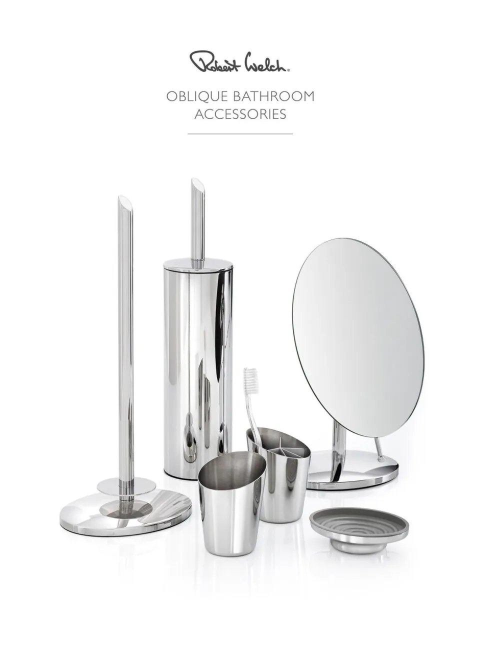 Robert Welch Oblique toiletborstel en -houder