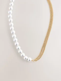 Rockett St George Chain and Bead Necklace