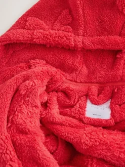 Rode strik - Fleece kamerjas (9mnd -16jr)
