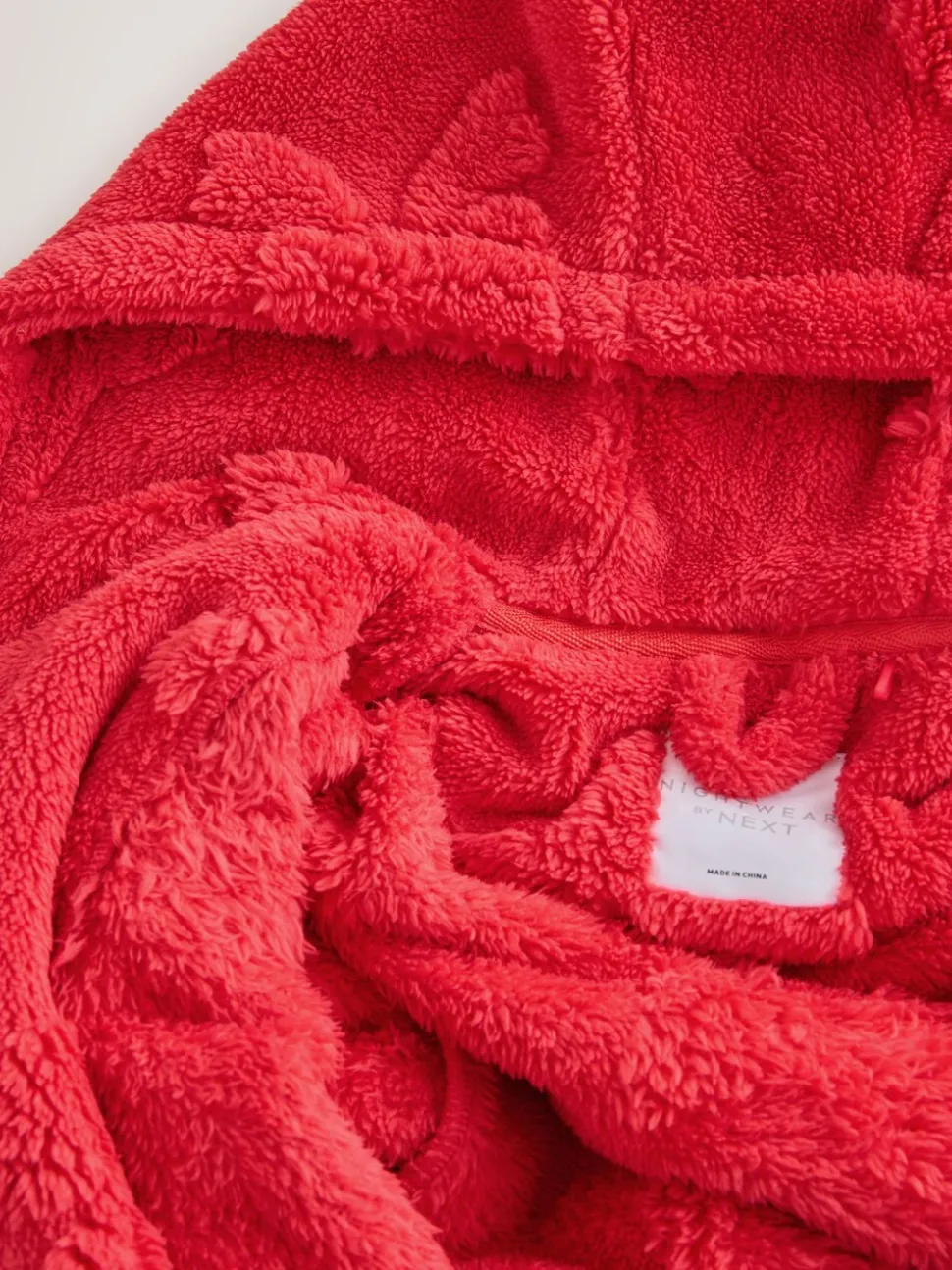 Rode strik - Fleece kamerjas (9mnd -16jr)