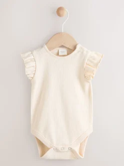 Roestbruin - Babyset van rompertje met korte mouwen en bretelbroek (0mnd -2jr)