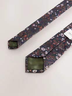 Roestbruin - Das met bloemenprint