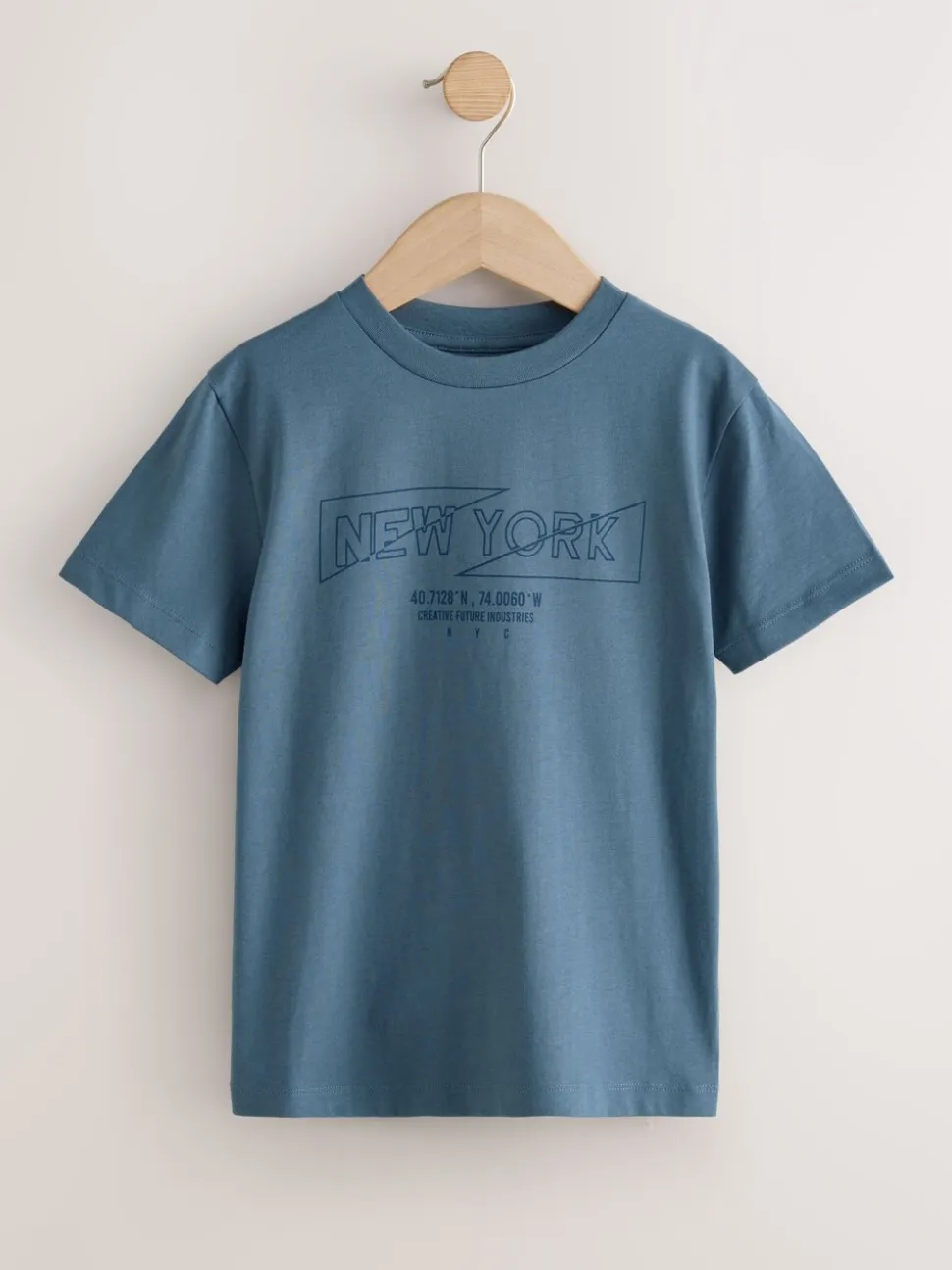 Roestbruin - Set van geruit overhemd met lange mouwen en T-shirt 2 stuks (3-16jaar)