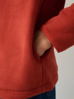 Roestoranje - Hokusai Licence Graphic Polar Fleece Zip Through Funnel Fleece