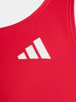 Rood - adidas Badpak met V-rug voor kinderen