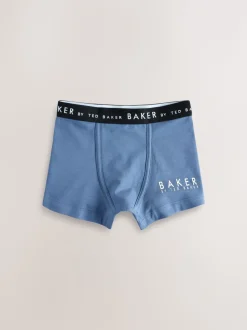 Rood - Baker by Ted Baker jongens boxershorts verpakking van 5