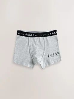 Rood - Baker by Ted Baker jongens boxershorts verpakking van 5