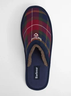 Rood - Barbour® Tartan Everitt pantoffels