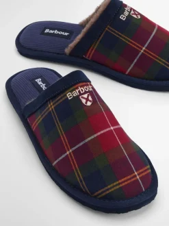 Rood - Barbour® Tartan Everitt pantoffels