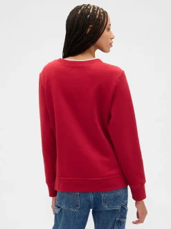 Rood - Gap - Relaxed sweatshirt met logo