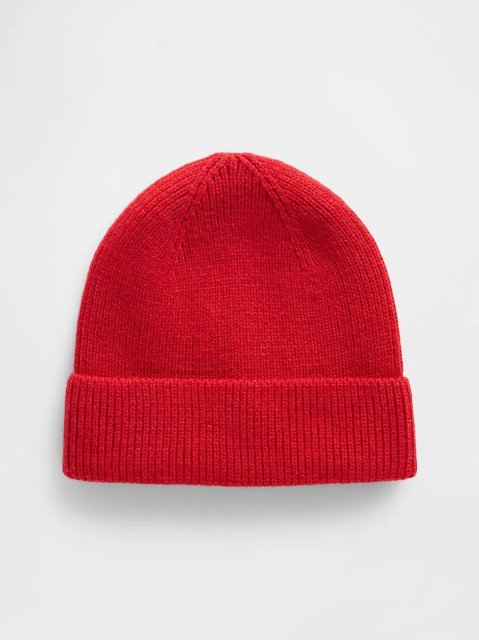 Rood - Gap Cosy Ribbed Beanie
