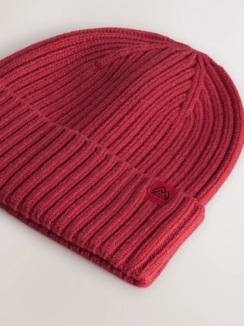 Rood - Gebreide beanie-muts (1-16jr)