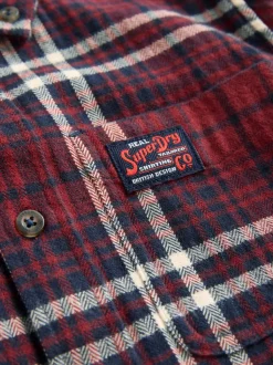 Rood - Geruit Superdry hemd