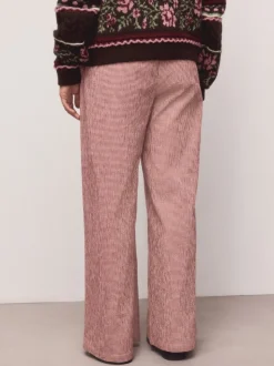 Rood - Gingham Wide Leg Trousers
