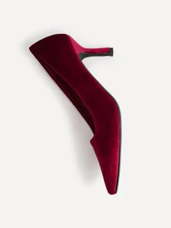 Rood - Linzi Kat Stilettohakken met gesloten hiel